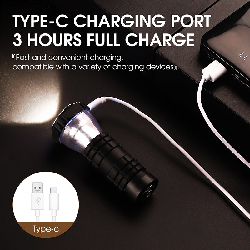Portable American Smart LED camping lighthouse light with magnetic suction, ideal for outdoor camping and emergency use.