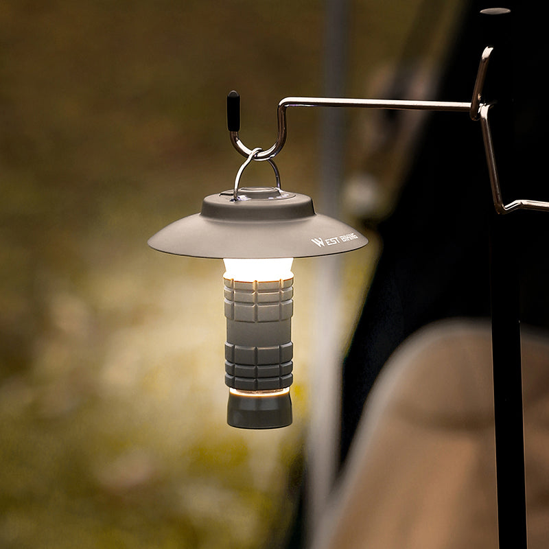 Outdoor lighthouse camping light by American Smart, portable LED tent light with magnetic suction for emergency and outdoor use.
