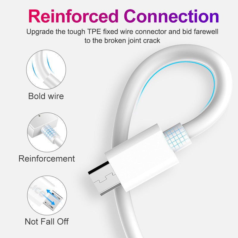 American Smart EP 1-meter Micro USB data cable for Android, supports fast charging and V8/MIRCO charging.