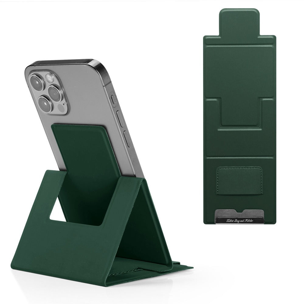 Personalized American Smart EP mobile phone stand with PU leather, desktop folding design, ultra-thin and suitable for office use.