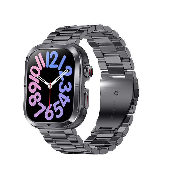 American Smart MK86LED outdoor waterproof sports watch with Bluetooth, blood oxygen monitor, large battery, and multi-sport features
