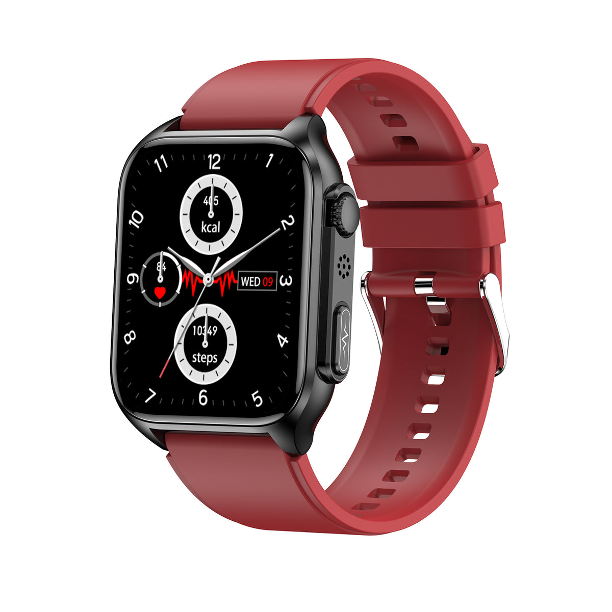 American Smart TK12ECG blood sugar smart watch displaying ECG, blood pressure, blood oxygen, and sleep monitoring features.