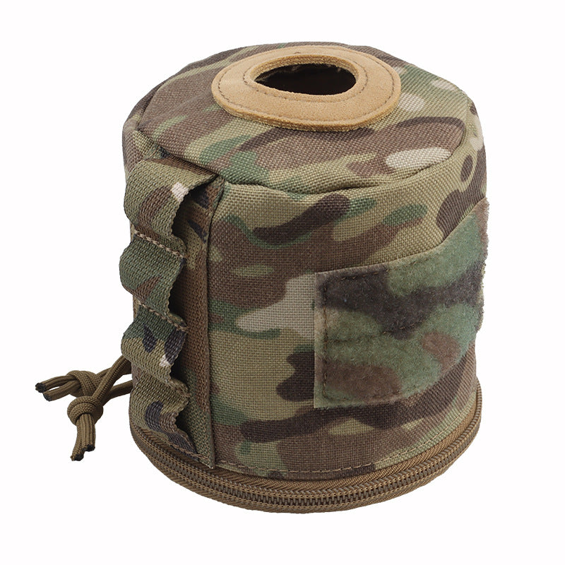 American Smart Velcro MOLLE webbing paper towel holder with quick draw design and storage bag for easy access and organization.