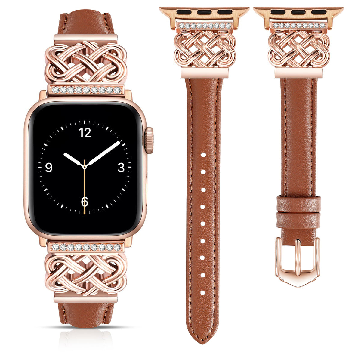 Metal ultra-thin Apple Watch band compatible with iWatch S10/SE, featuring a sleek strap design by American Smart - EP.