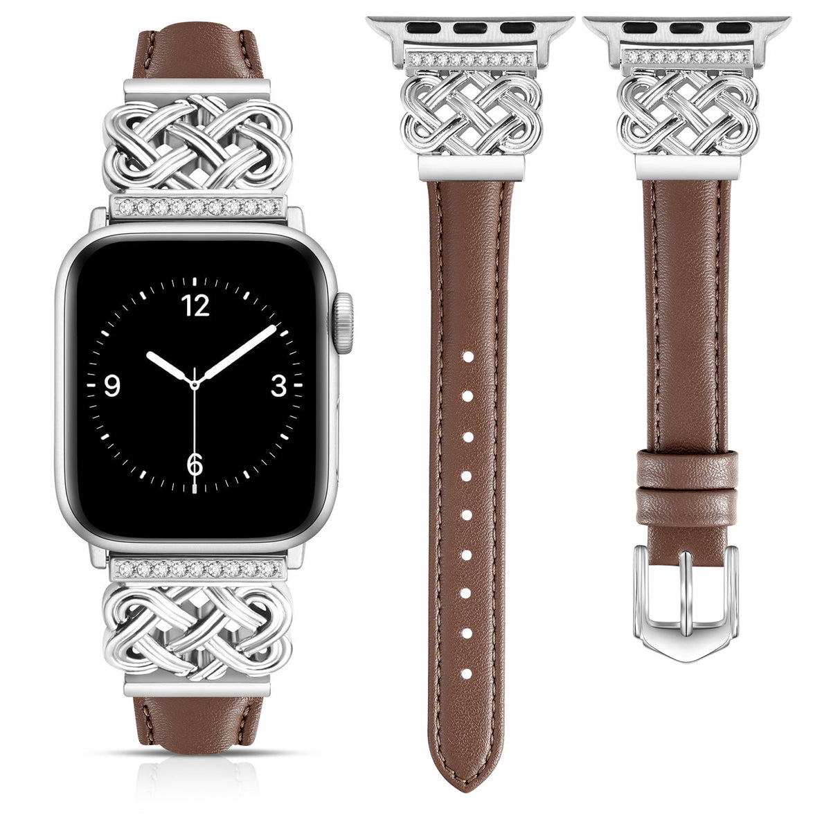 Metal ultra-thin Apple Watch band compatible with iWatch S10/SE, designed for American Smart - EP smartwatch accessories.