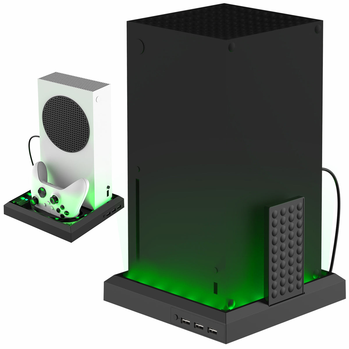 American Smart EP Xbox Series X/S controller with ambient RGB lighting and luminous seven-color base, gaming peripheral accessory