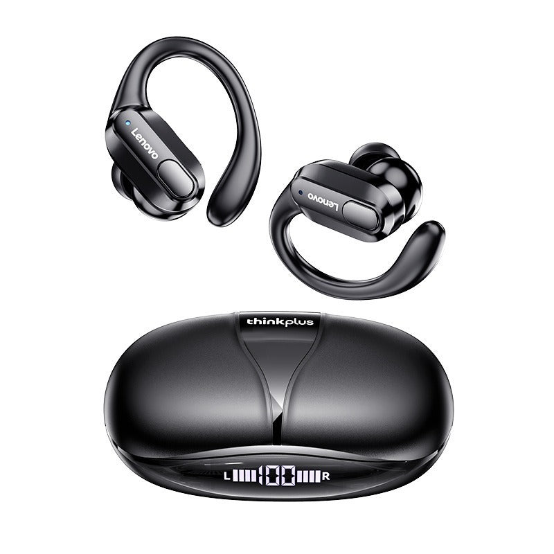 American Smart EP XT80 wireless Bluetooth earphones with over-ear design, noise reduction, long battery life, and TWS for sports use.