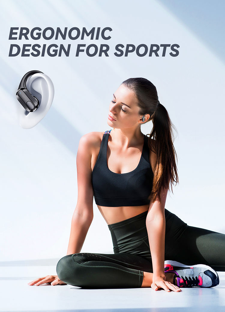 American Smart XT80 wireless Bluetooth earphones with over-ear design, noise reduction, long battery life, ideal for sports use