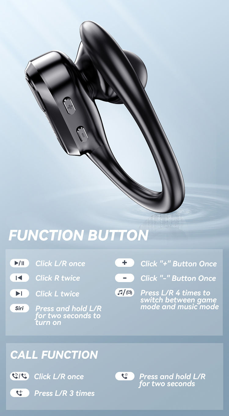 American Smart XT80 wireless Bluetooth over-ear earphones with noise reduction and long battery life, designed for sports use.