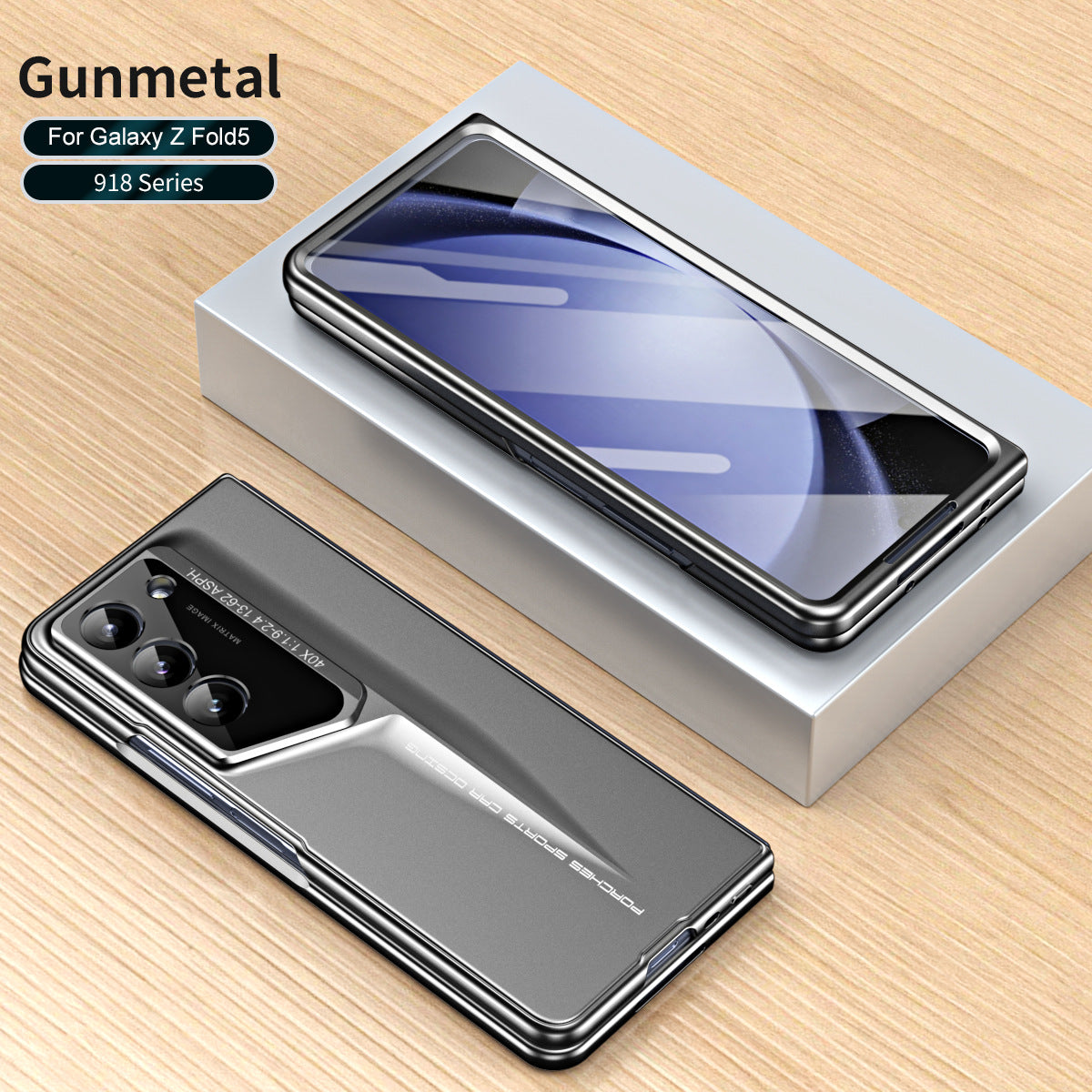 American Smart EP Samsung ZFold 6 phone case with fold 5 screen protector, anti-drop protective film, and integrated design.