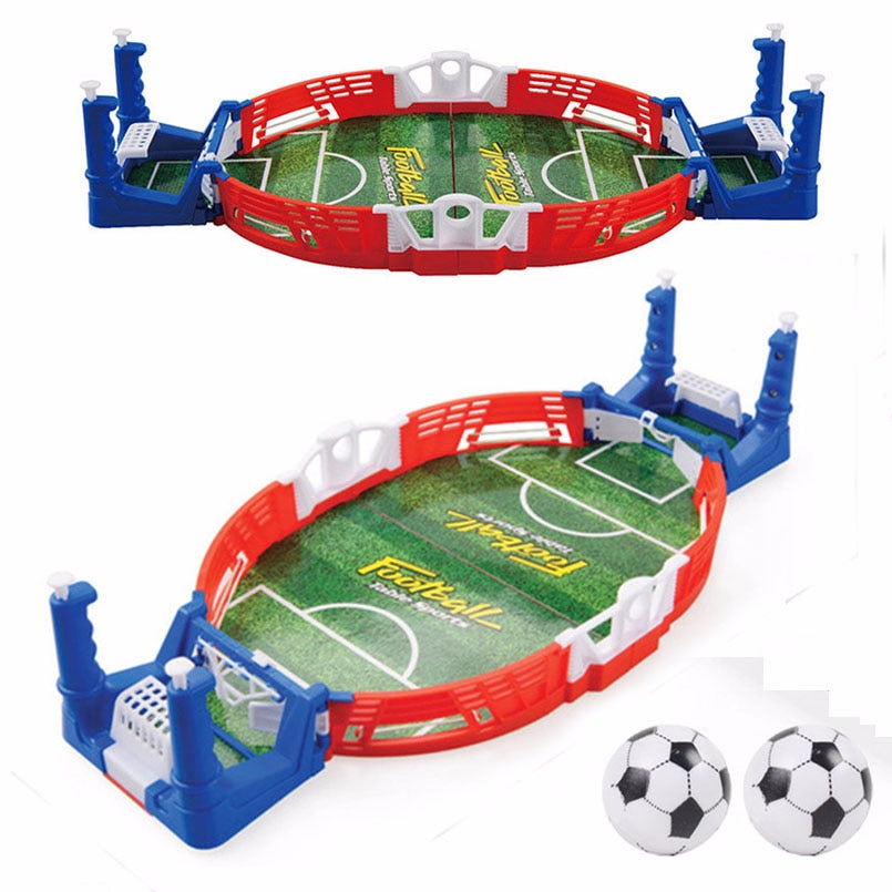 Mini football board game kit by American Smart, featuring tabletop soccer toys for kids, educational, portable, and outdoor play.