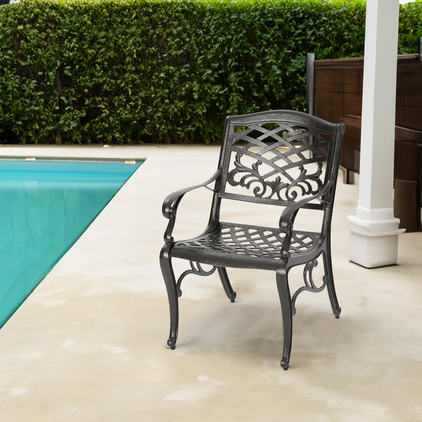 Pair of Phoenix arm chairs by American Smart EP with plush cushions and modern design, perfect for living room seating.