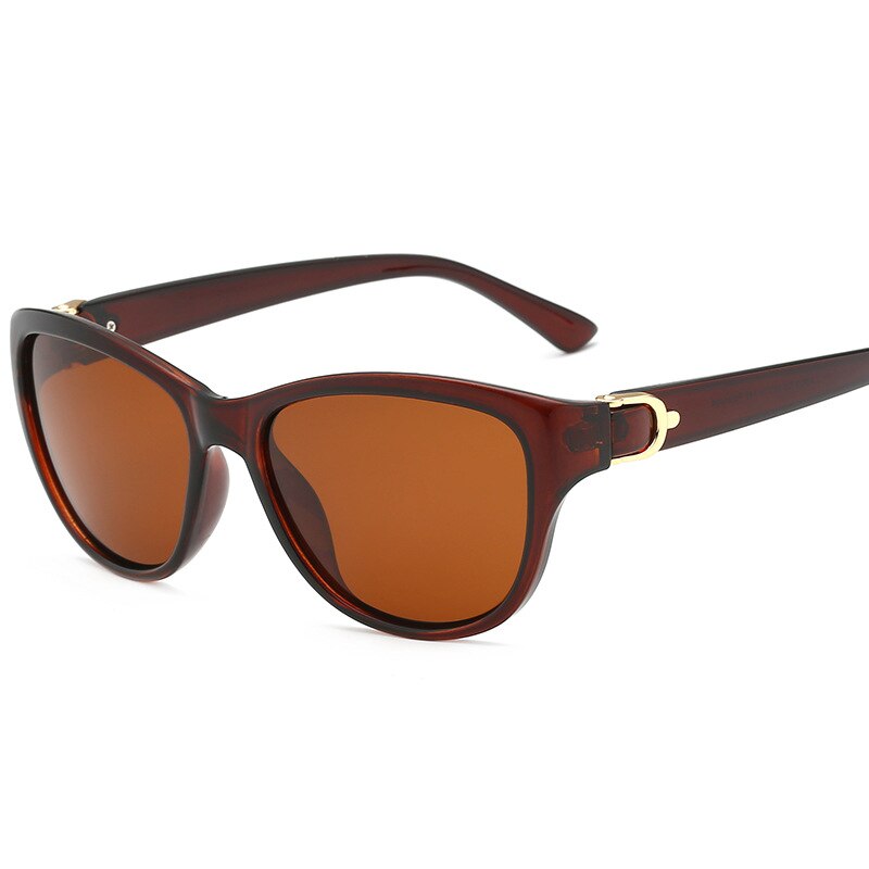 Luxury American Smart cat eye polarized sunglasses for women and men, elegant driving eyewear with UV protection.
