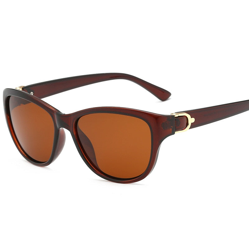 Luxury American Smart cat eye polarized sunglasses for men and women, stylish sun glasses ideal for driving and outdoor wear.