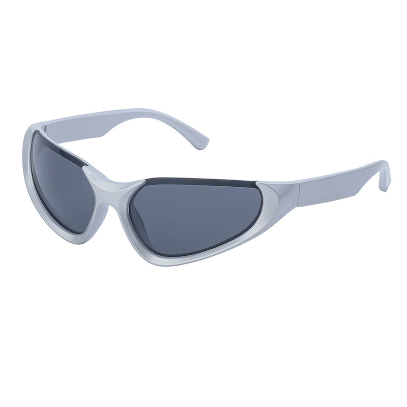 Windproof sports sunglasses for women and men by American Smart, featuring Y2K style for outdoor activities