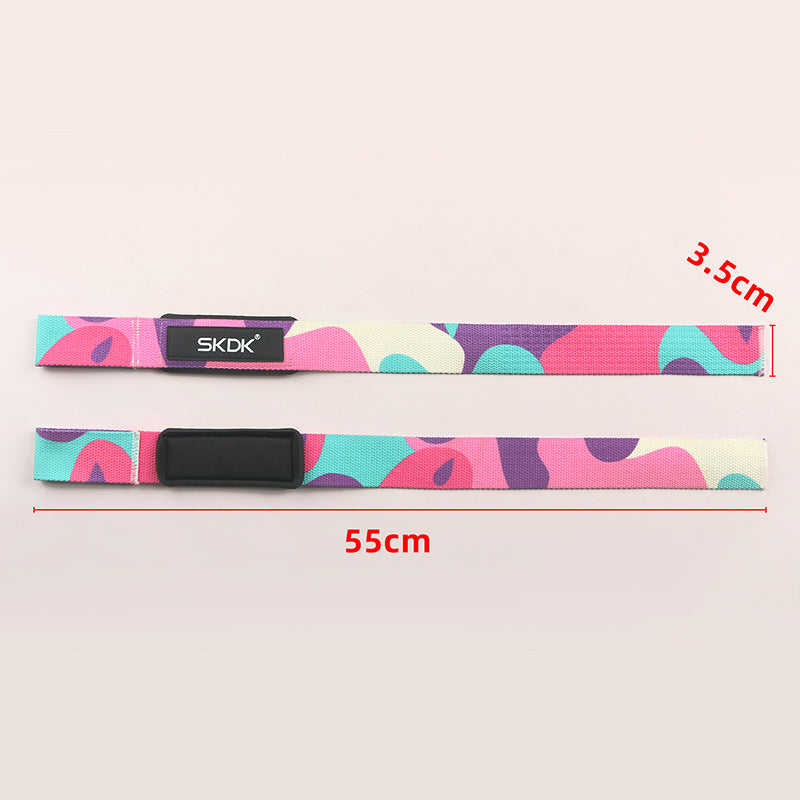 Camouflage sports power band grip strength band fitness hard pull band pull-up auxiliary band - American Smart