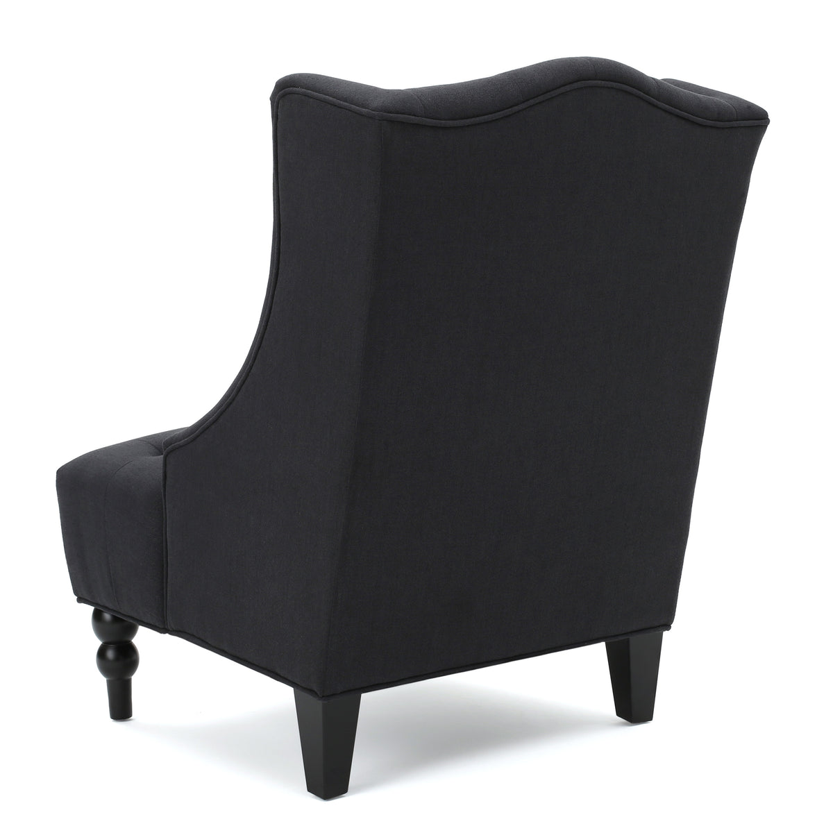 American Smart Toddman Hi-Back Club Chair with plush upholstery and wooden legs, showcasing a stylish and comfortable seating option.