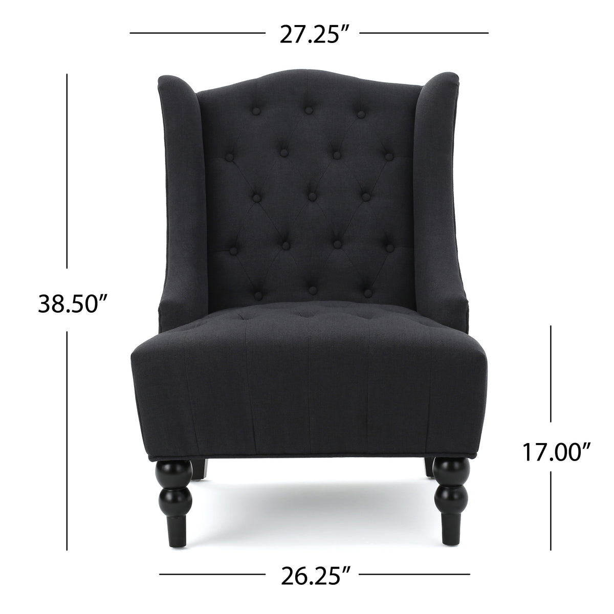 American Smart Toddman Hi-Back Club Chair with plush upholstery and wooden legs, showcasing a stylish, comfortable design.