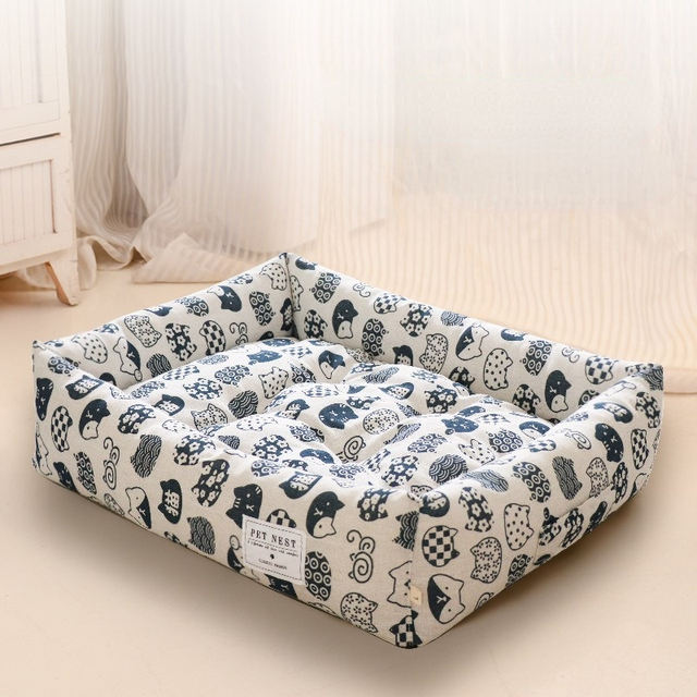Four-season washable cat and dog pet nest with PP cotton, suitable for summer cooling and winter warmth, by American Smart EP.