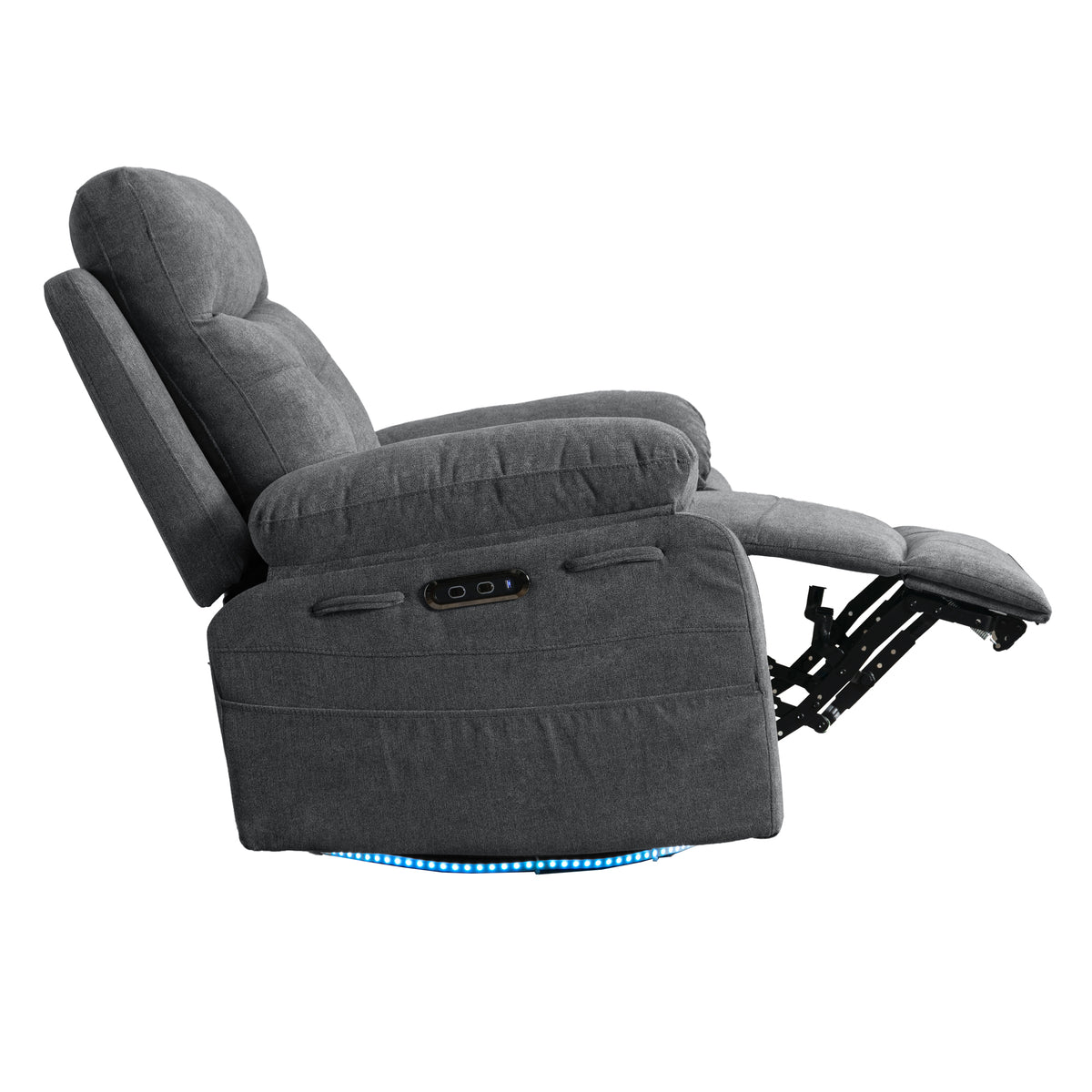 American Smart EP electric lounge chair with 270° rotation, Bluetooth speaker, LED lights, adjustable backrest and telescopic foot pedal