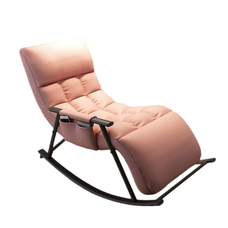 American Smart adult lounge rocking chair with a modern design, perfect for balcony or home leisure relaxing.