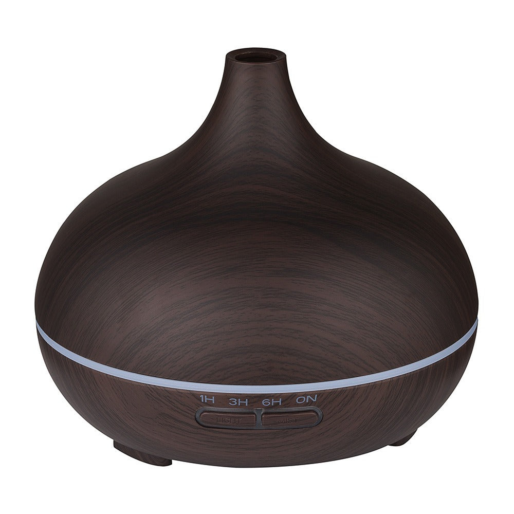 Aromatherapy machine, heavy fog, household small silent bedroom, office, hotel wood grain essential oil humidifier desktop - American Smart
