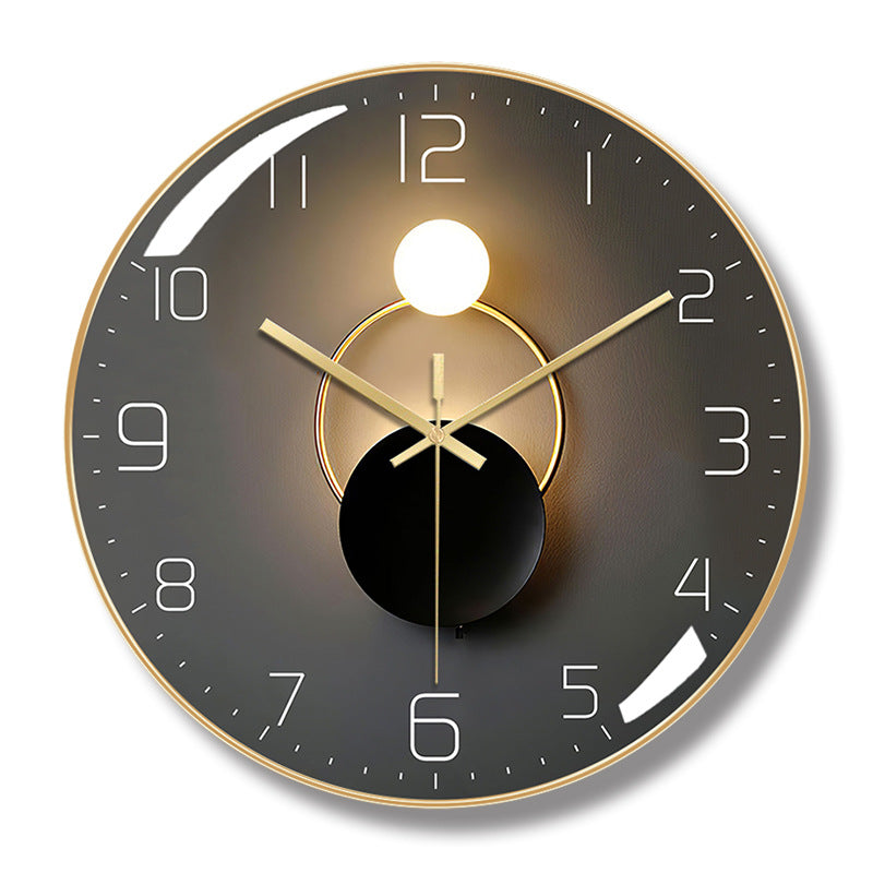 American Smart EP 12-inch minimalist quartz wall clock, silent Nordic design for living rooms, wholesale fashionable wall timepiece