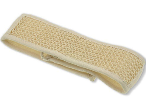 American Smart exfoliating back strap bath brush with sponge for shower, featuring a body scrubber and towel for deep cleansing.