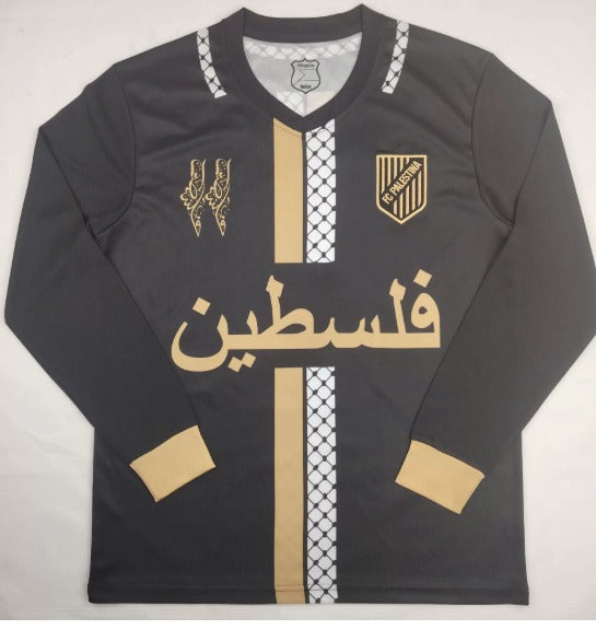 American Smart EP Palestino soccer jersey with team logo and sponsor details, made of lightweight athletic fabric.