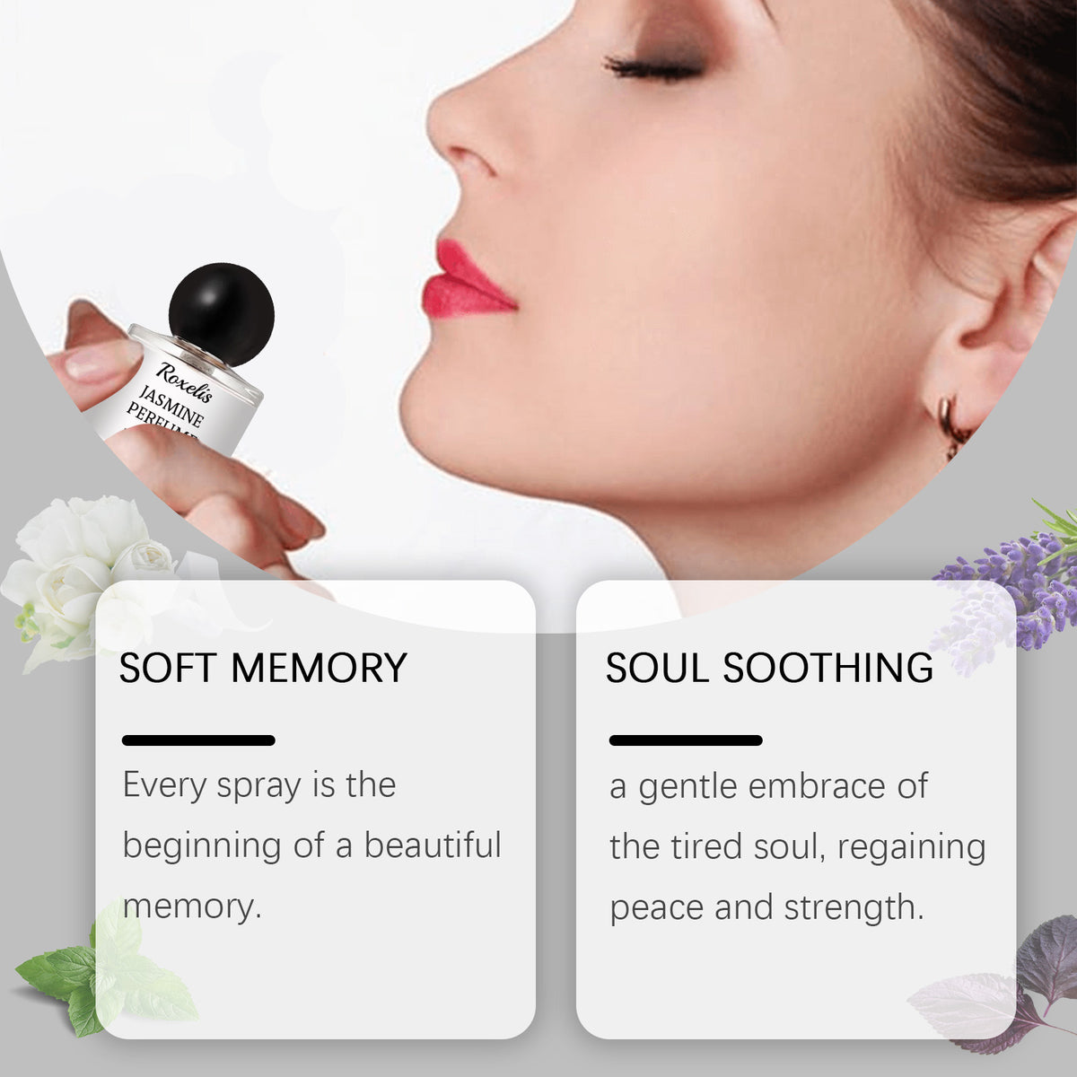 Romantic Jasmine perfume by American Smart EP, elegant light fragrance with floral and woody notes in a stylish bottle.