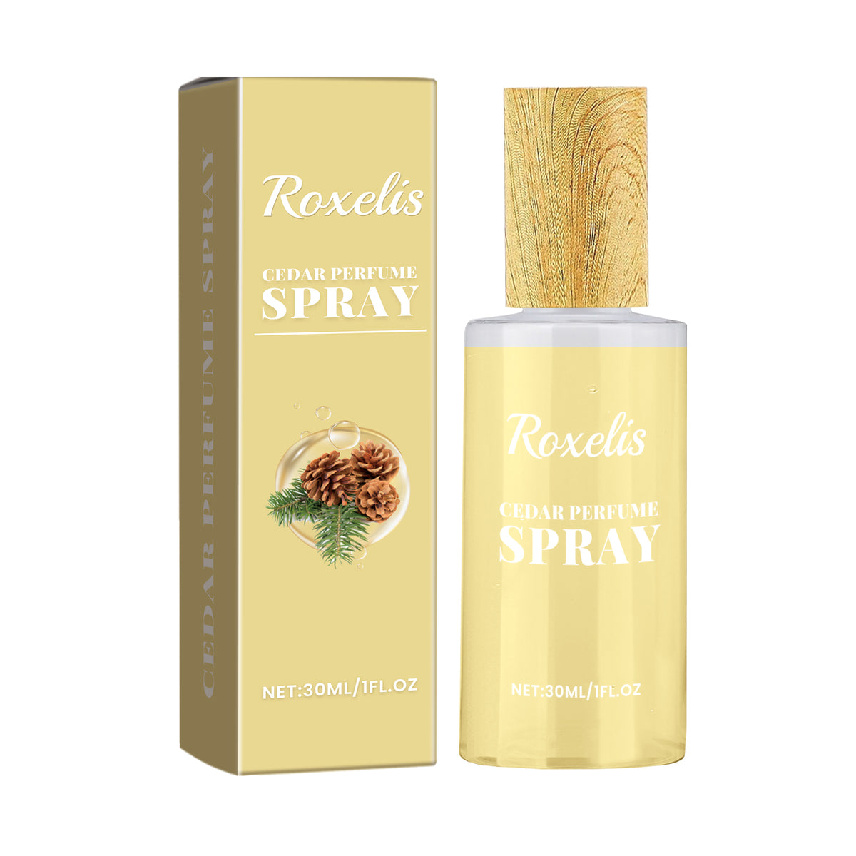 American Smart EP Roxelis Cedar Eau De Toilette with natural wood fragrance, fresh floral notes, and elegant romantic scent.