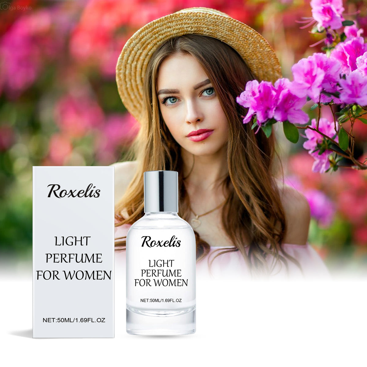 American Smart Women's Eau De Toilette spray with delicate light fragrance, portable perfume with natural, lasting scent.