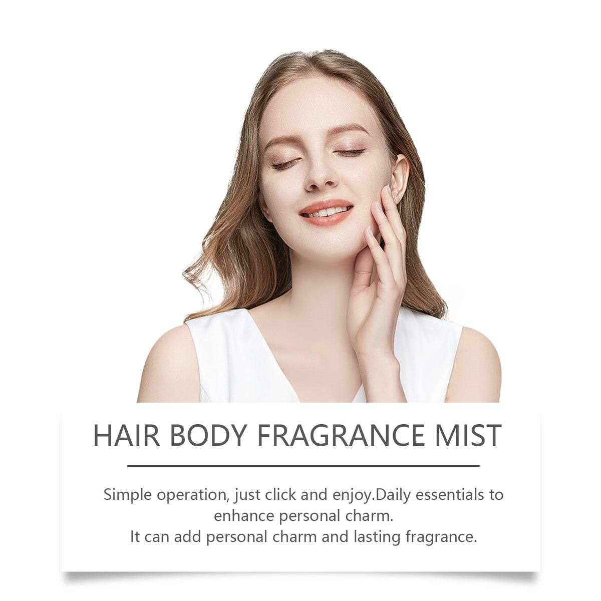American Smart women's milk scented eau de toilette spray, light, fresh, long-lasting daily body fragrance.