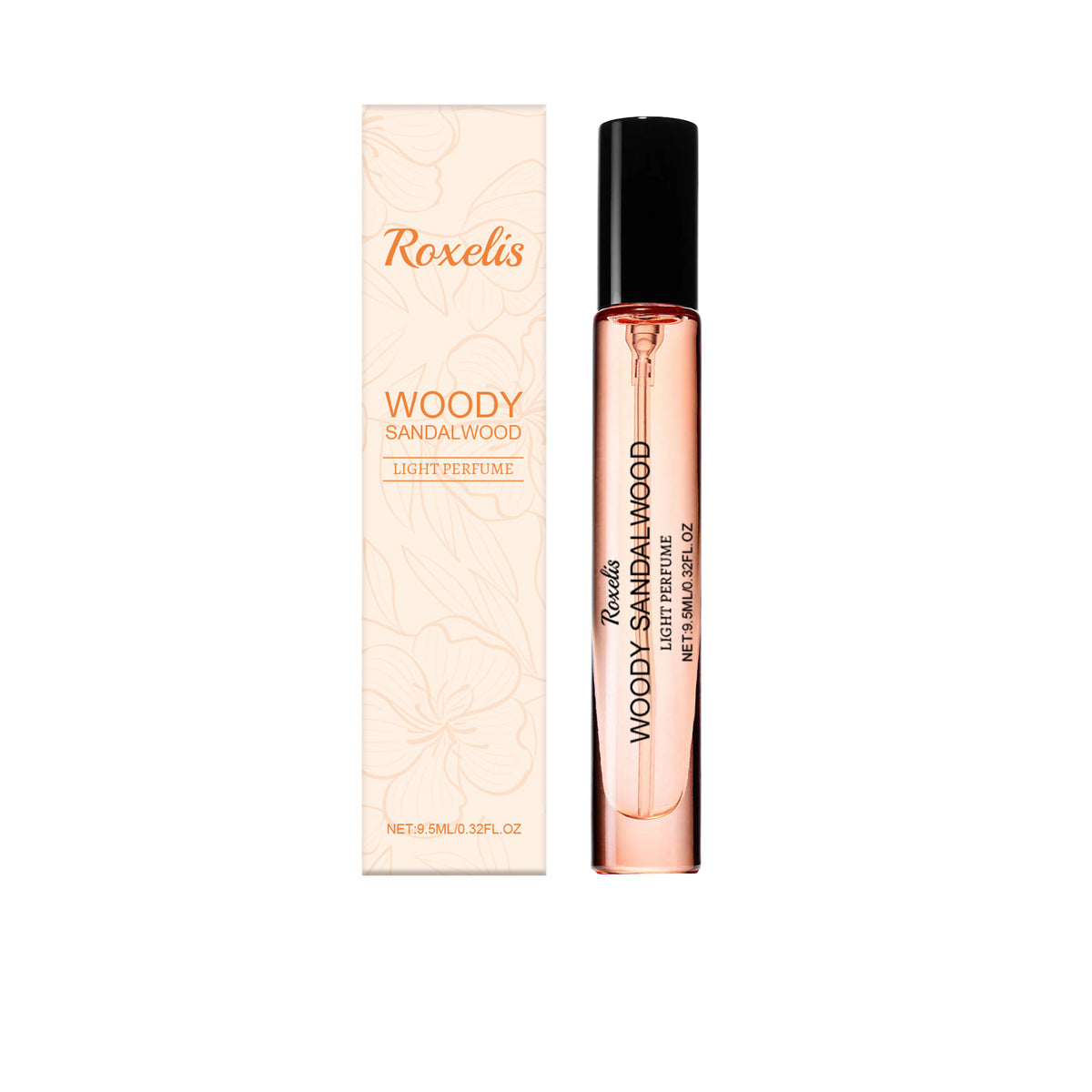 American Smart women's Wood Sandalwood Eau De Toilette bottle with wrist fragrance and natural fresh wood scent.
