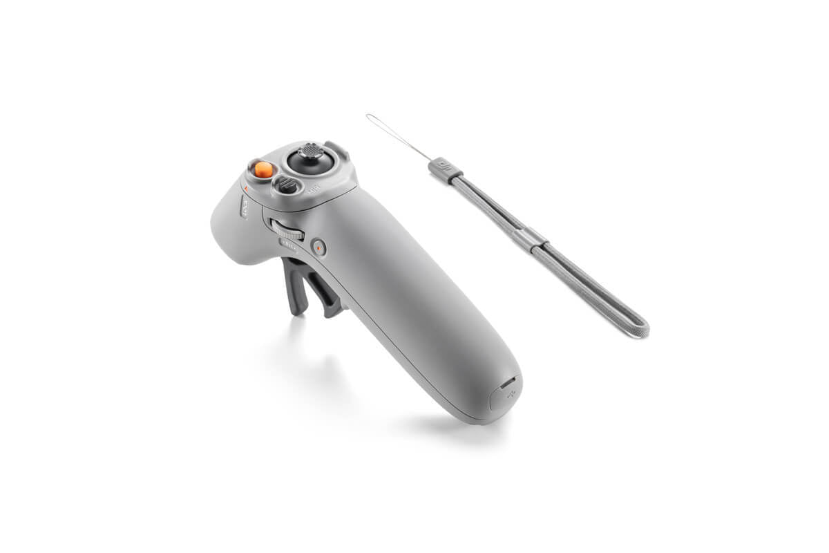 DJI FPV Remote Controller 2 with digital joysticks for precise drone control, shown with ergonomic design and flexible control features.