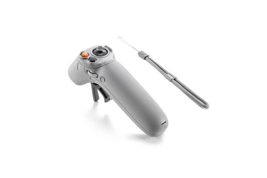 DJI FPV Remote Controller 2 with digital joysticks for precise drone control, shown with ergonomic design and flexible control features.