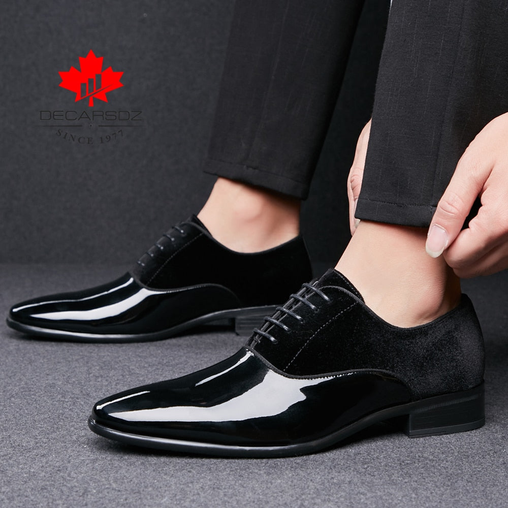 Men's leather dress shoes by American Smart - EP, suitable for spring weddings and office wear, stylish and comfortable formal footwear.