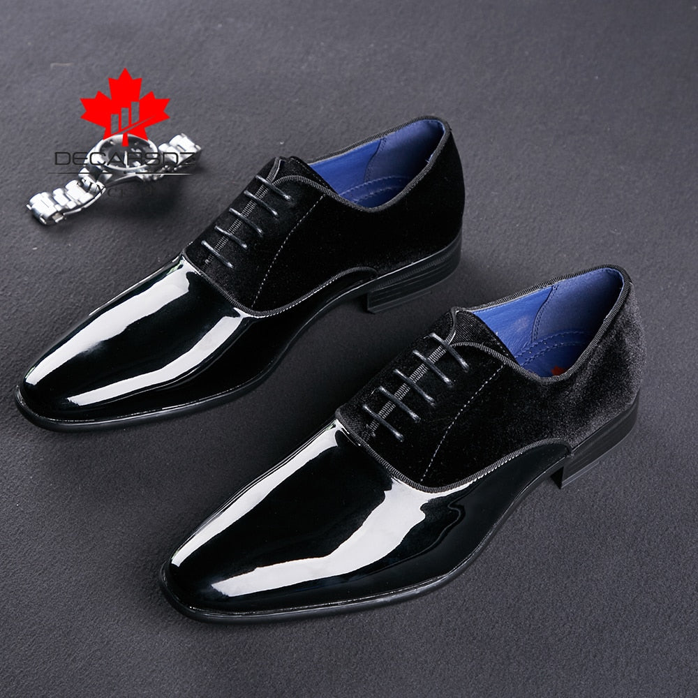 Elegant men's leather dress shoes from American Smart for spring weddings and office wear, featuring a comfortable, high-quality formal design.