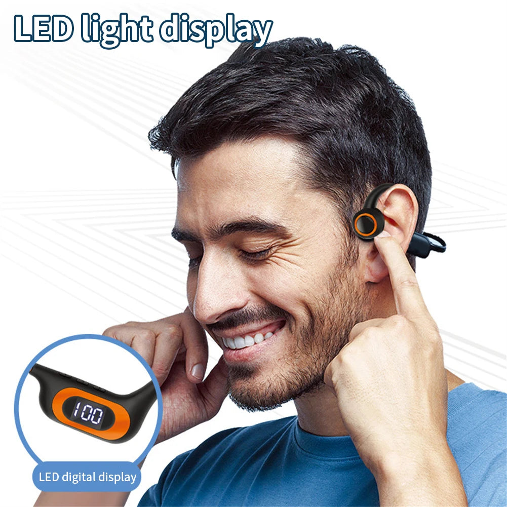 AKZ-G3 Bone Conduction Second Generation Air Conduction Earphones Wireless Bluetooth Earphones Sports Running - American Smart