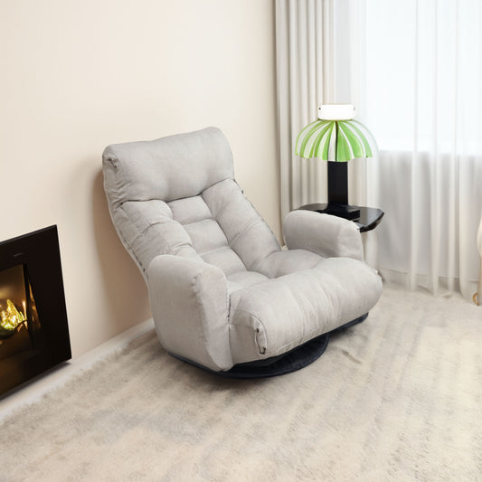Adjustable head and waist game chair lounge chair in the living room 360 degree rotatable sofa chair - American Smart