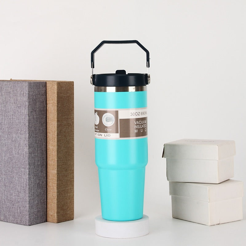 20oz stainless steel travel water bottle with handle and cover, American Smart EP sports tumbler for coffee and drinks