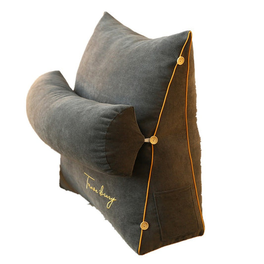 Bed Wedge Pillows Decorative Set Luxury Lumbar Seat Cushion Office Chair Lumbar Back Support Cushion Insertion Sofa Pillow - American Smart