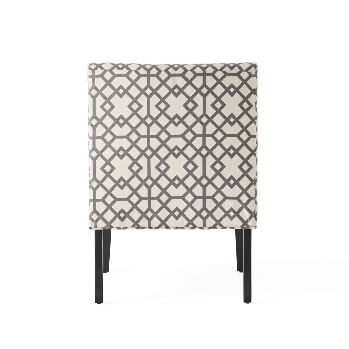 American Smart accent chair with plush fabric upholstery and modern design, featuring a comfortable seat and stylish wooden legs.