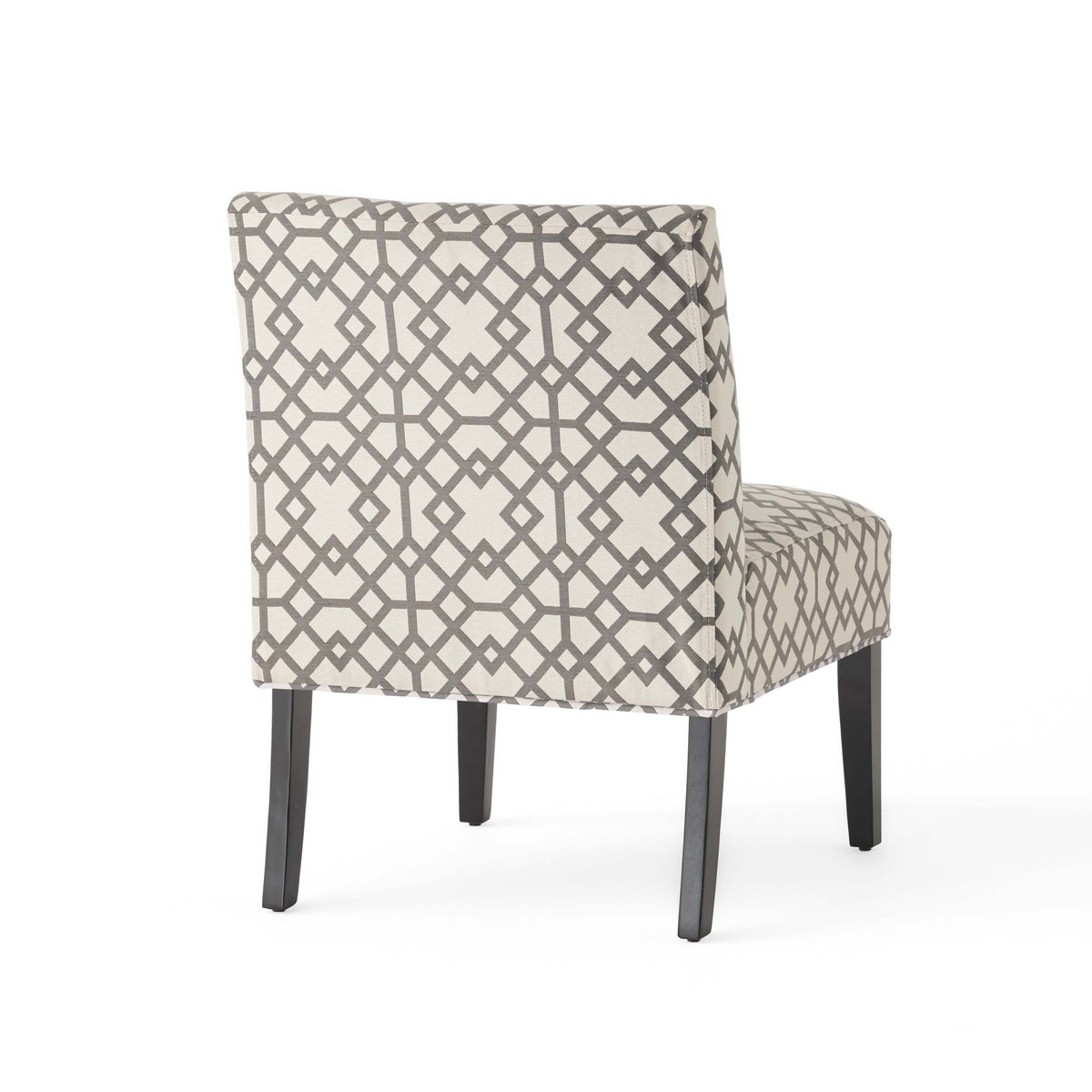 American Smart EP accent chair with modern design, featuring plush upholstery and wooden legs, ideal for living room decor.