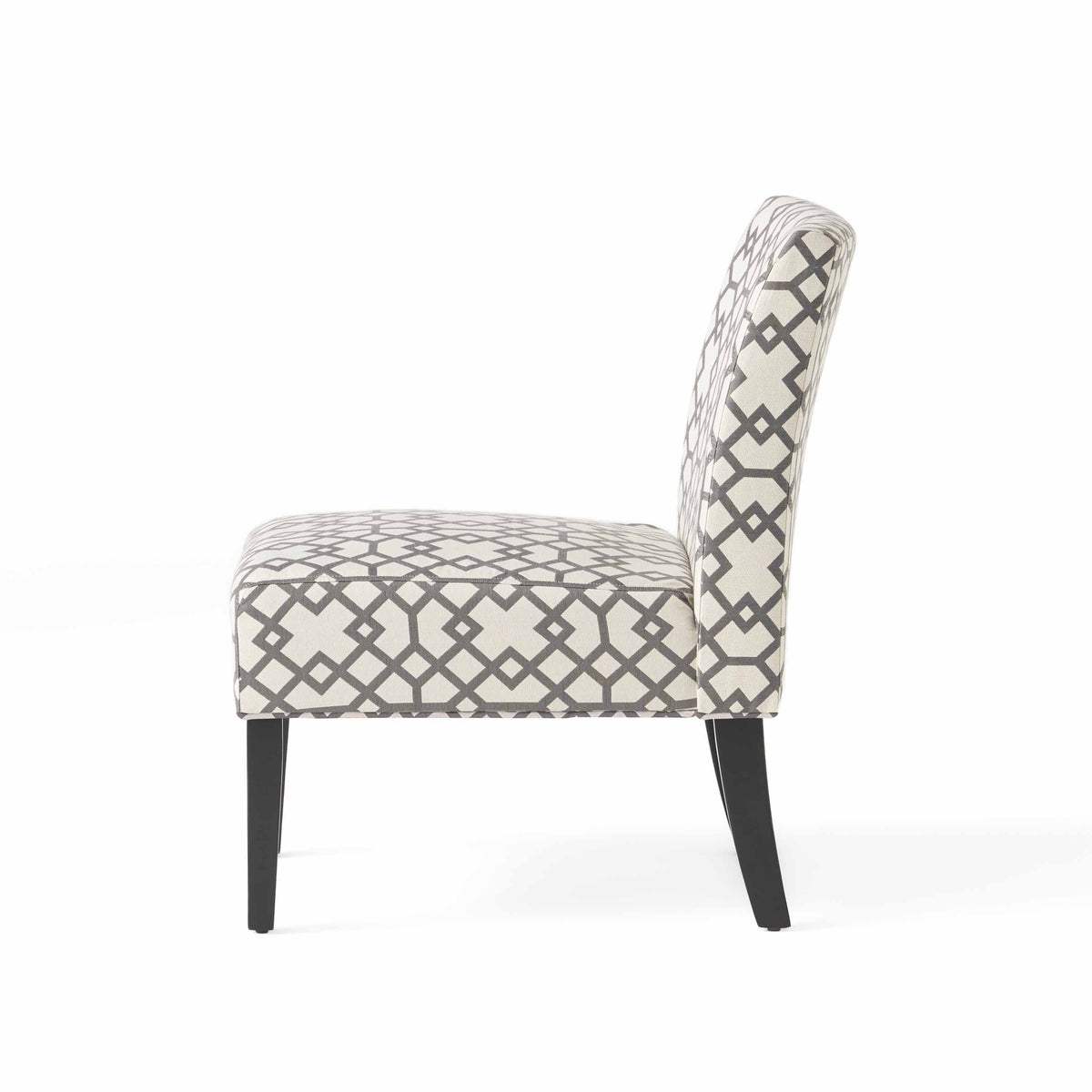 American Smart accent chair with plush upholstery and modern design, featuring wooden legs and comfortable cushioning.