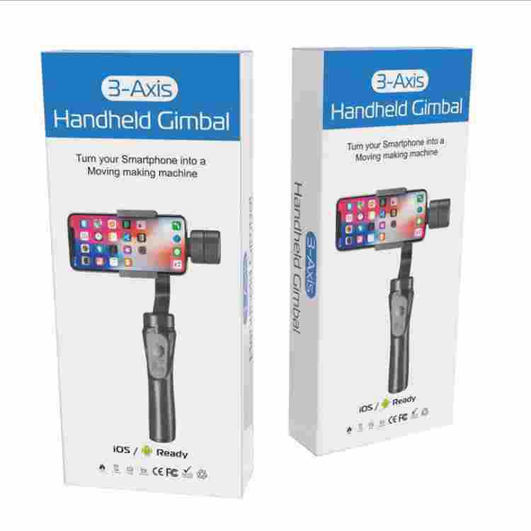 American Smart EP three-axis handheld mobile phone stabilizer for smooth outdoor video recording and anti-shake shooting.