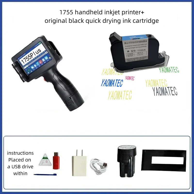 American Smart EP Yaomatec 1755 handheld inkjet printer for batch number changing and food production date marking.