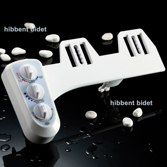 American Smart EP non-electric bidet attachment with self-cleaning nozzle, fresh water spray, and easy-to-use toilet bidet seat.
