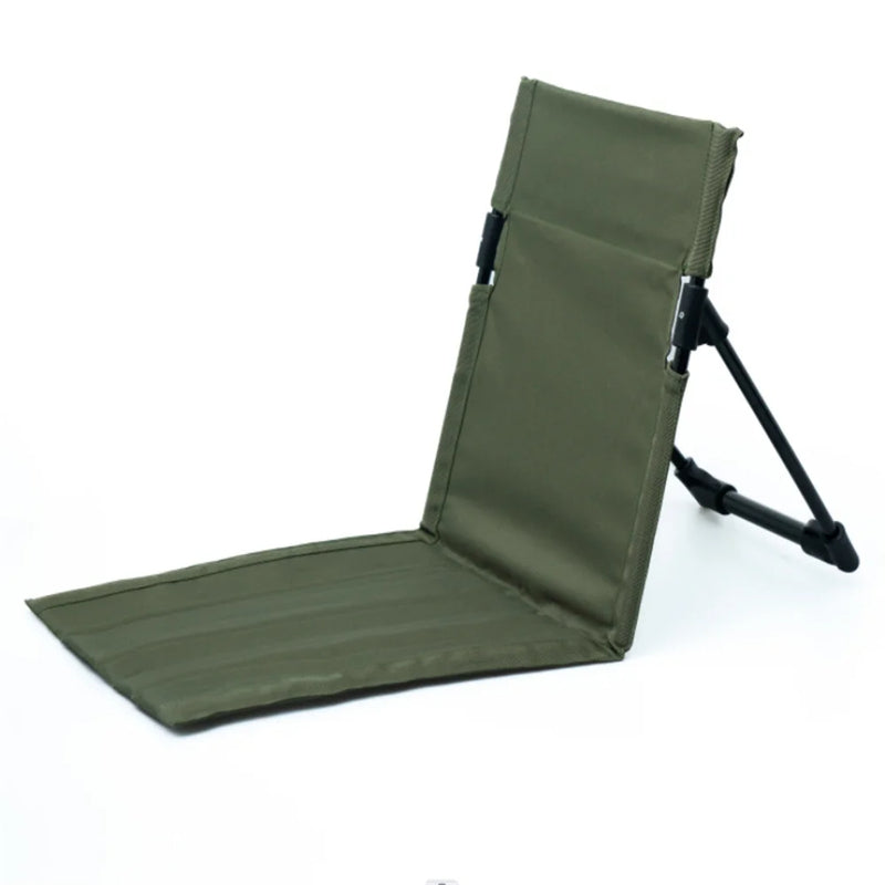 American Smart foldable camping chair with backrest cushion, suitable for outdoor garden, park, picnic, and beach use.