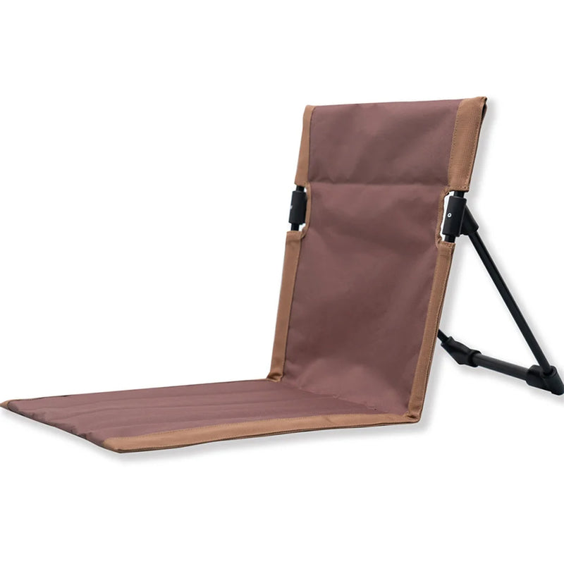 Foldable outdoor camping chair with backrest cushion, ideal for garden, park, picnic, beach, and camping by American Smart EP.